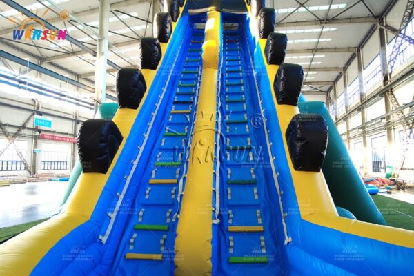 Crocodile inflatable water park with climbing and slides