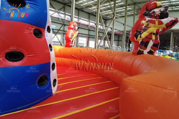 Custom logo firefighter inflatable tower supplier