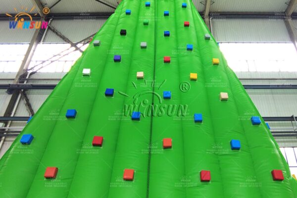 Giant inflatable climbing obstacle course for festivals