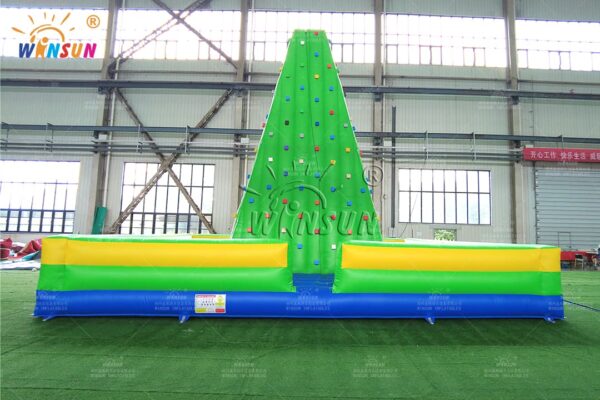 Giant rock climbing inflatable wall commercial grade
