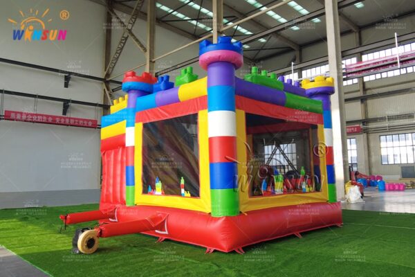Inflatable Lego blocks combo for kids party rentals
