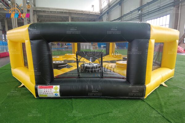 Inflatable Mechanical Meltdown obstacle course commercial grade