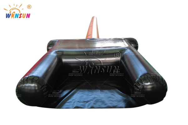 Inflatable ninja warrior water balance beam