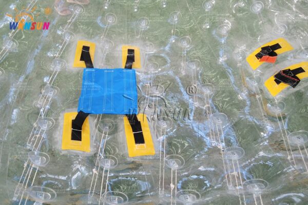 Inflatable zorbing ball for carnivals and fairs