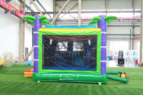 Large Coconut Tree Inflatable Combo with 2 Water Slides
