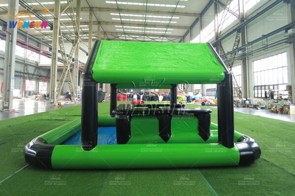 OEM custom logo inflatable water bar for events