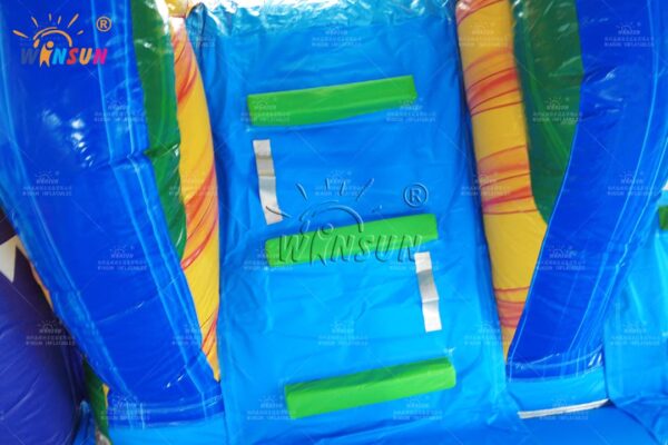 Tropical Island-Themed Inflatable Combo for Backyard & Events