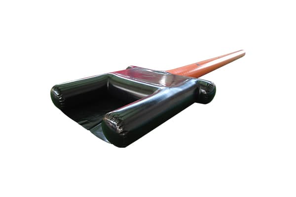 Water park obstacle course inflatable balance beam