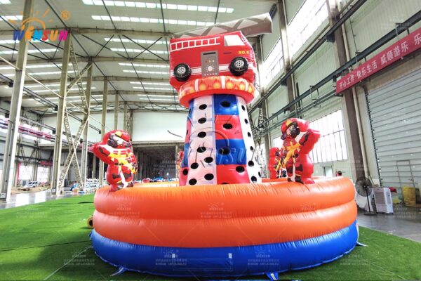 firefighter inflatable climbing tower