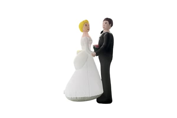 3m Tall Bride and Groom Inflatable for Wedding Decor