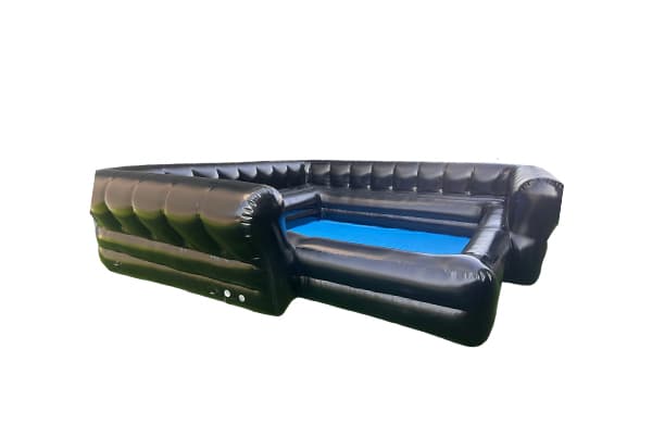 Durable tarpaulin inflatable sofa pool for rental business and resorts