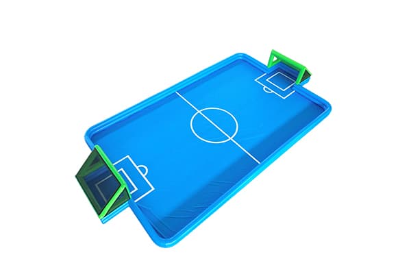 PVC vinyl inflatable water soccer arena for outdoor team competitions