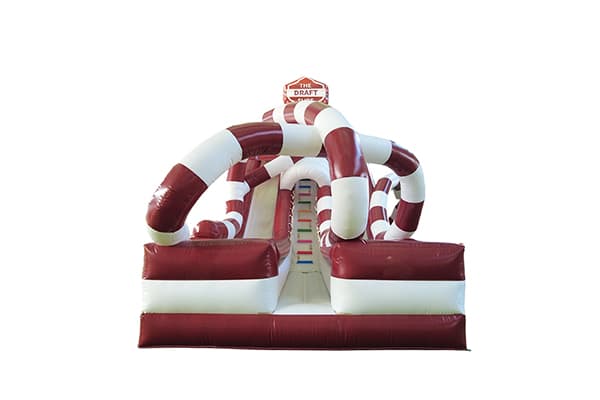 10x4.5x7.3m professional inflatable racing slide with safety netting