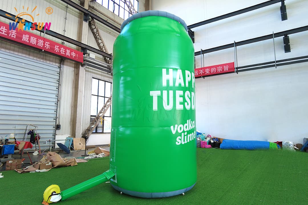 Customizable Inflatable Beer Can – Happy Tuesday Design Available