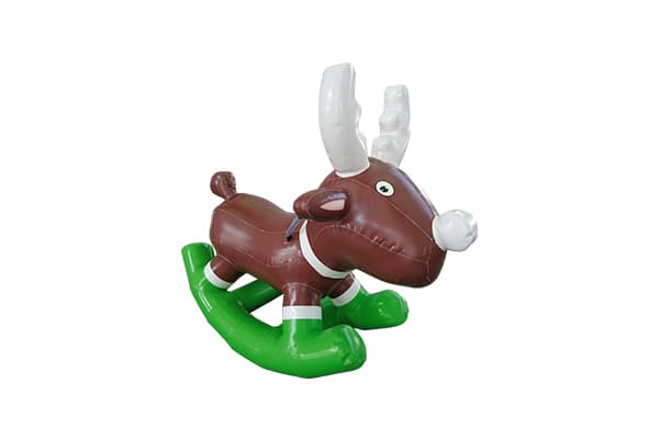WINSUN Inflatable Rocking Deer Seesaw for Kids