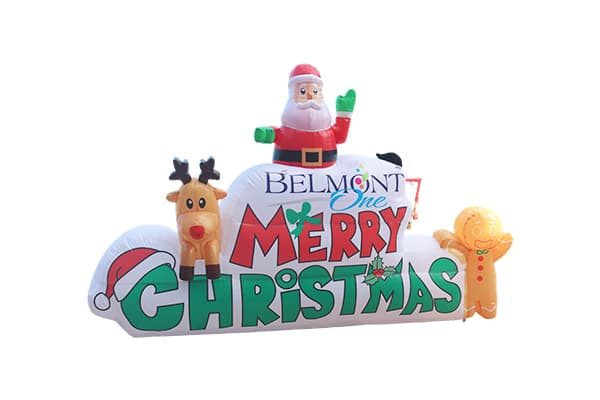 Custom Christmas Inflatable Banner Manufacturer