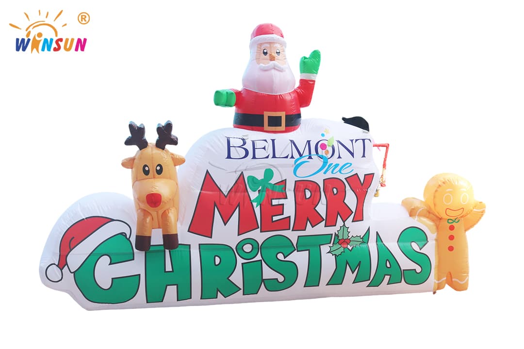 Giant Christmas Yard Inflatable Banner