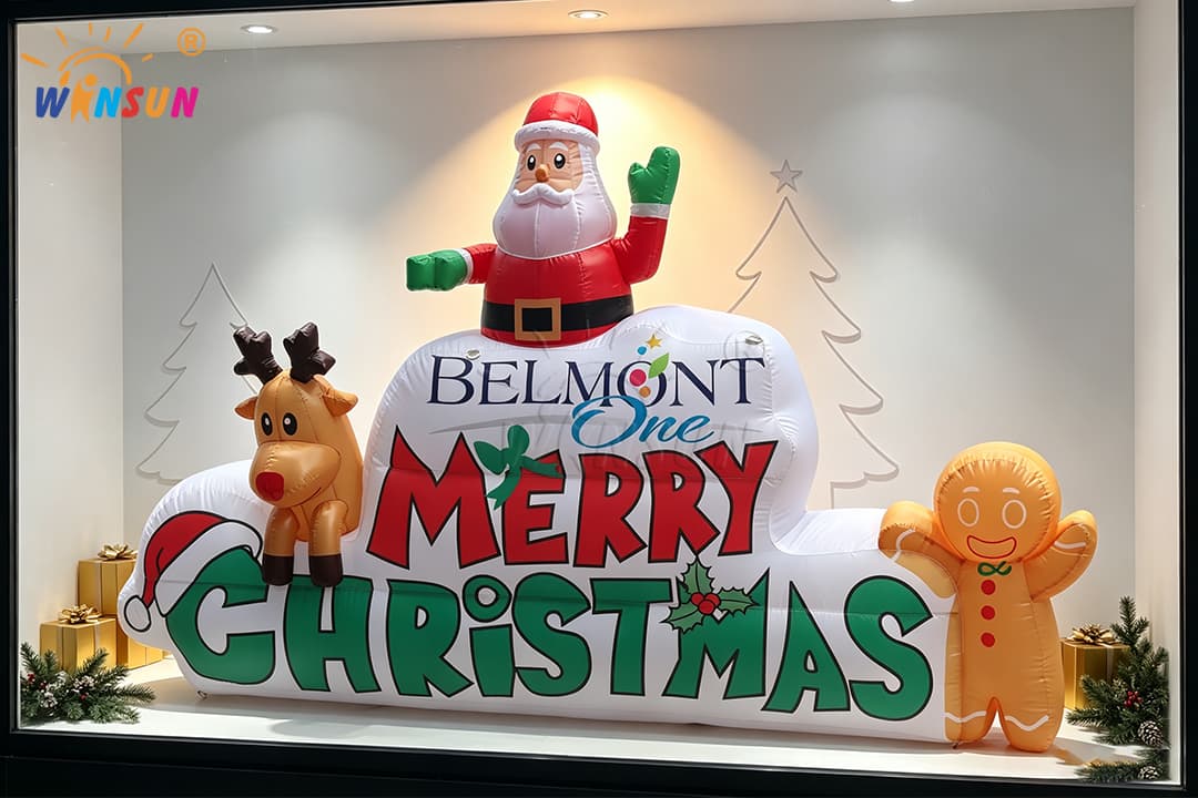 Heavy Duty Christmas Inflatable Banner