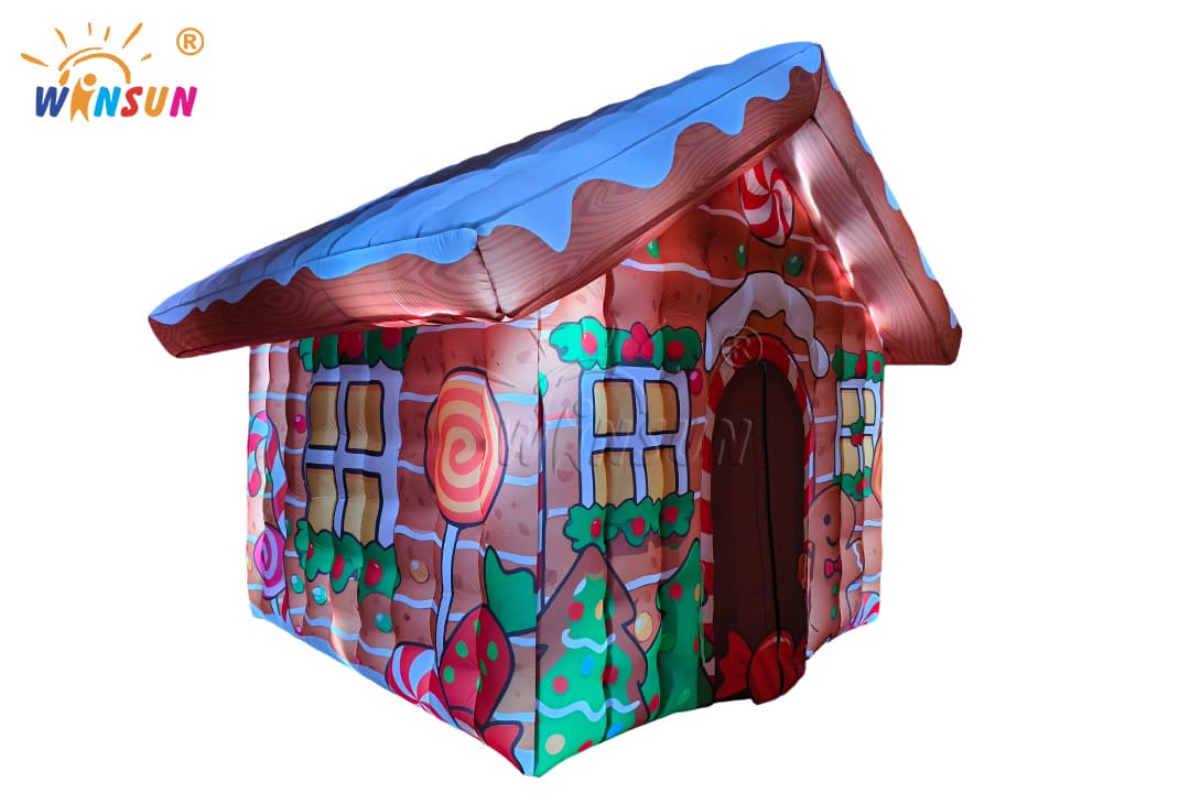 Inflatable Santa Claus Village House