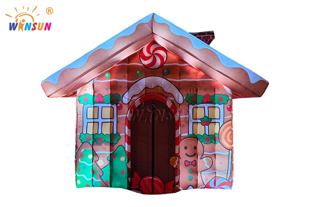 LED Inflatable Gingerbread House