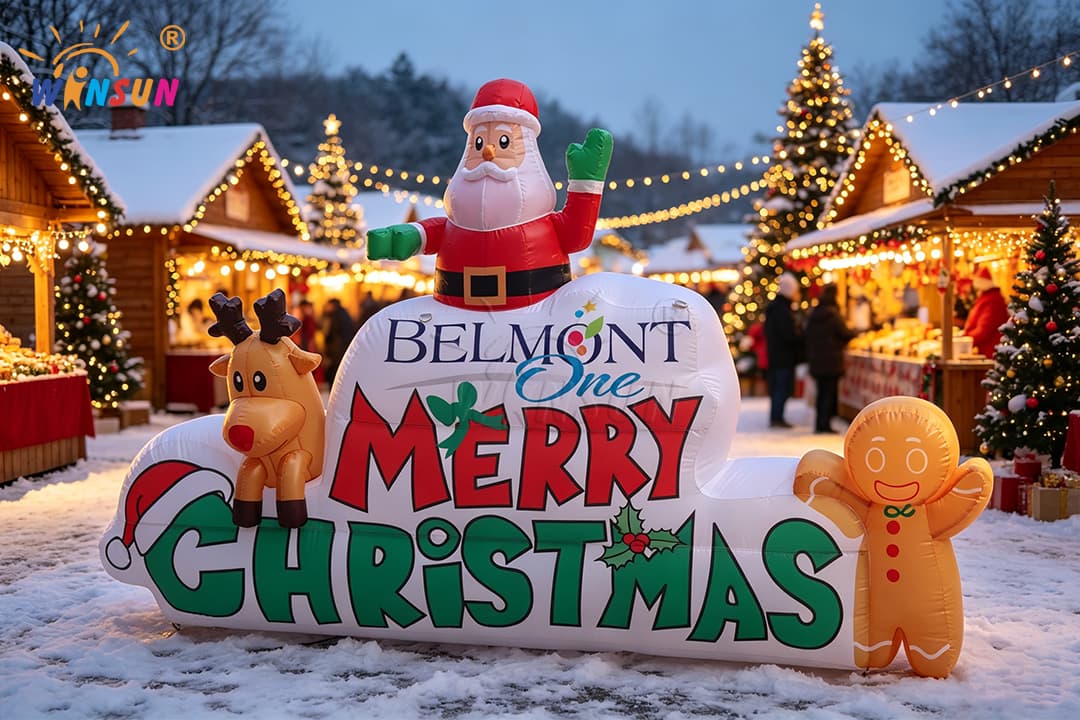 Oxford Cloth Christmas Inflatable Decoration