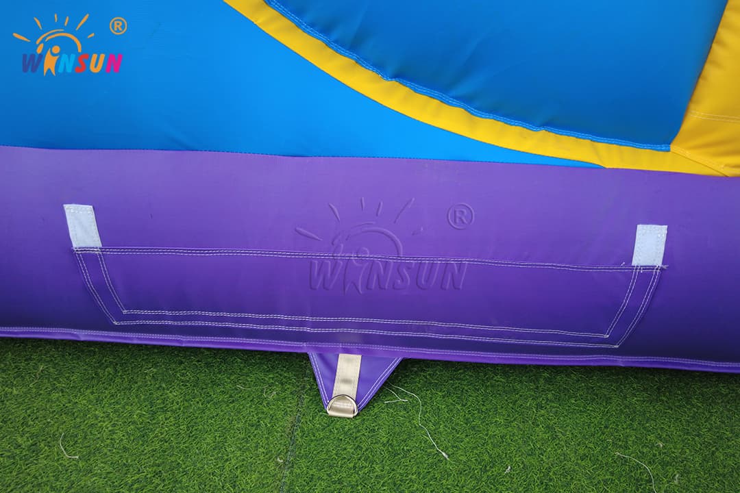 inflatable bouncer with safety mesh walls